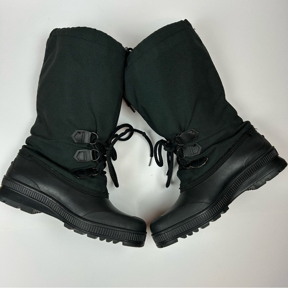 Sorel Shoes - Sorel Kaufman Canada Snowcap Tall Green Waterproof Insulated Women’s SZ 10 Boots